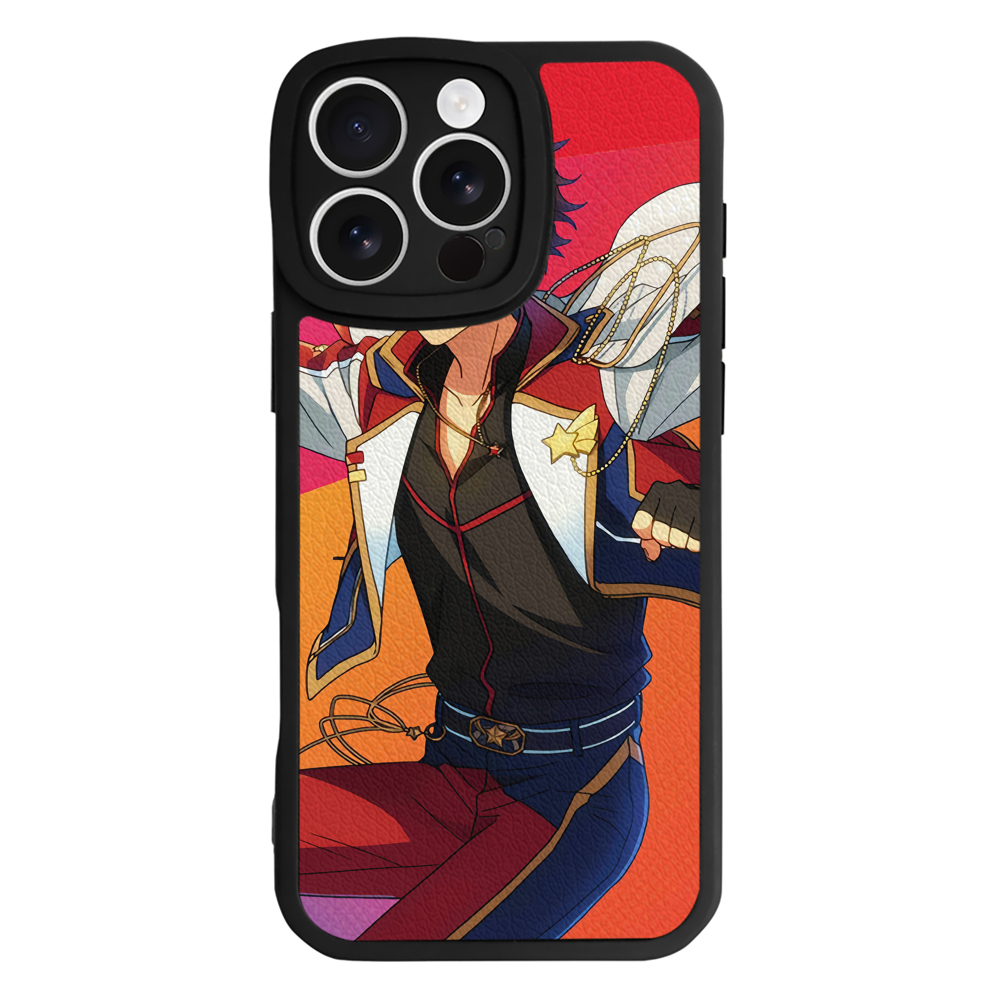（画像用） あんさんぶるスターズ! Ensemble Stars 【iPhone 16シリーズ対応】シリコンスマホケース（レザー調） 材質：シリコン